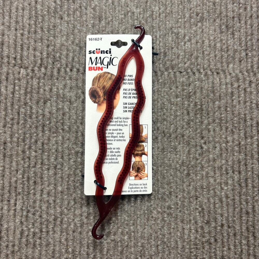 NWT Vintage SCUNCI Magic Bun Hair Clip